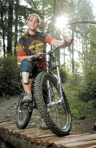 Michelle Dumaresq - Champion Downhill Mountain Bike Racer